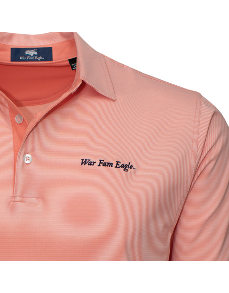 Divots War Fam Eagle Thin Stripe Polo