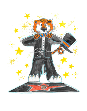Art by LJD Movie Star Aubie