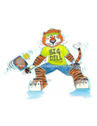 Art by LJD Pickleball Aubie