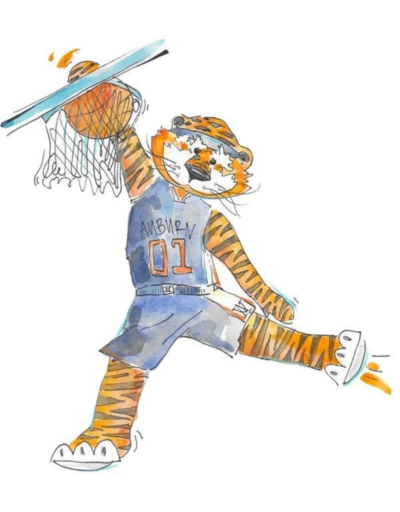 Art by LJD Basketball Aubies