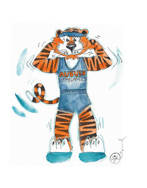 Art by LJD Gymnastics Aubie