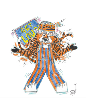 Art by LJD Hype Aubie