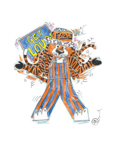 Art by LJD Hype Aubie