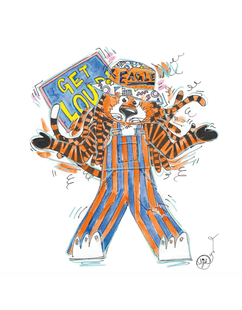 Art by LJD Hype Aubie