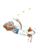 Art by LJD Football Aubies