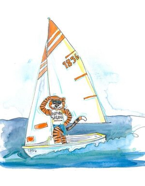 Art by LJD Sailing Aubie