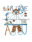 Art by LJD Chemist Aubie