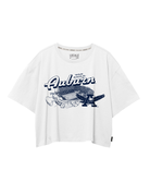 League Collegiate Wear Womens Jordan Hare Stadium Crop T-Shirt