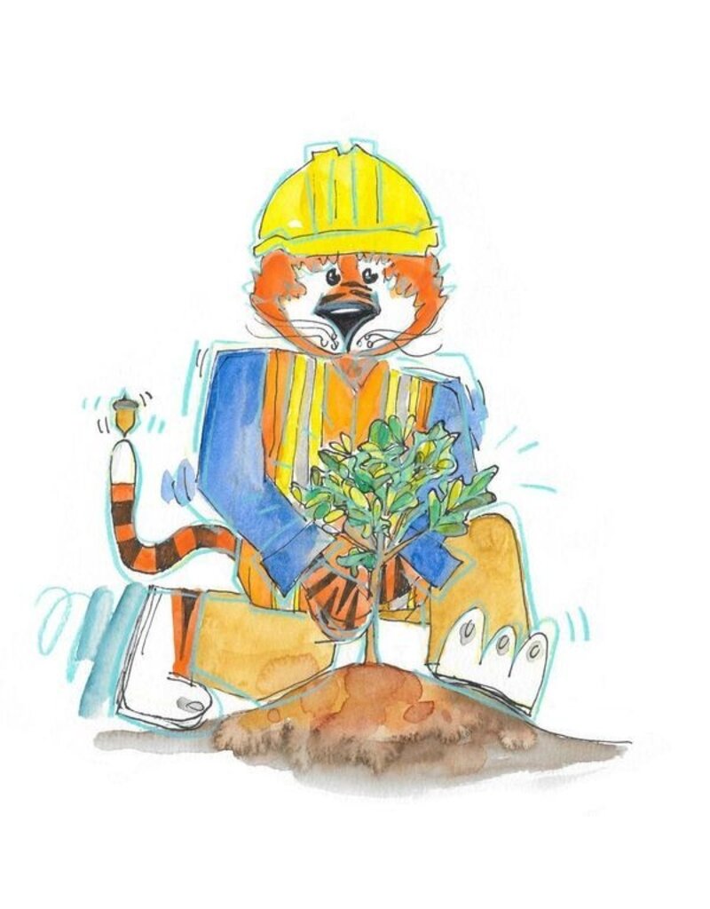 Art by LJD Forestry Aubie