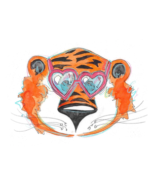 Art by LJD Heart Eyes Aubie