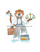 Art by LJD Lawyer Aubie