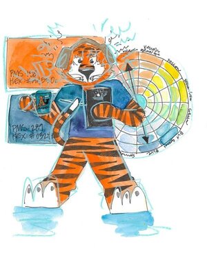 Art by LJD Graphic Design Aubie