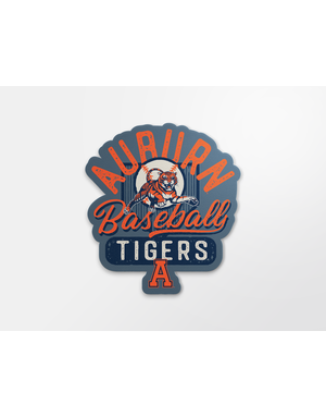 Image One Leaping Tiger Baseball Mini Decal