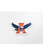 Image One Eagle Thru A Mini Decal