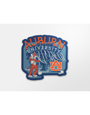 Image One Aubie See Me Rollin Mini Decal