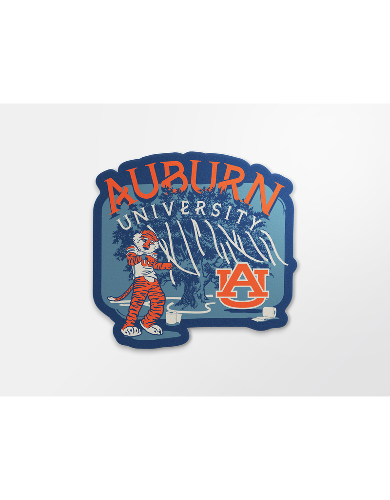 Image One Aubie See Me Rollin Mini Decal