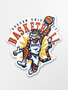 Image One Dunking Aubie Decal