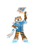 Art by LJD Spirit Fan Aubie