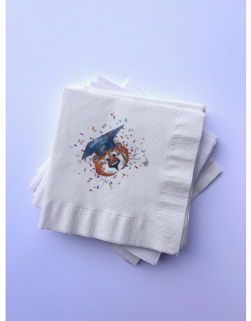 Art by LJD Graduation Aubie Napkins - 20 Pack