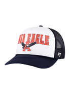 47 Brand War Eagle White Hat with Navy Mesh