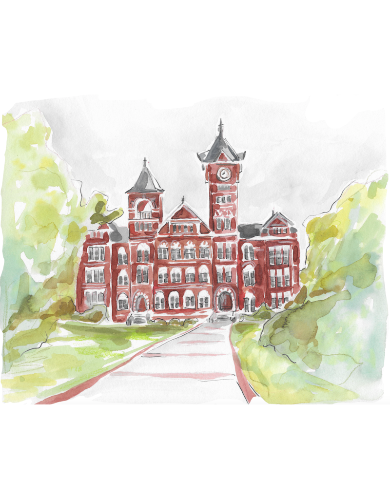 Art by LJD Samford Hall