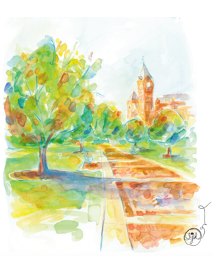 Art by LJD Baby Oaks