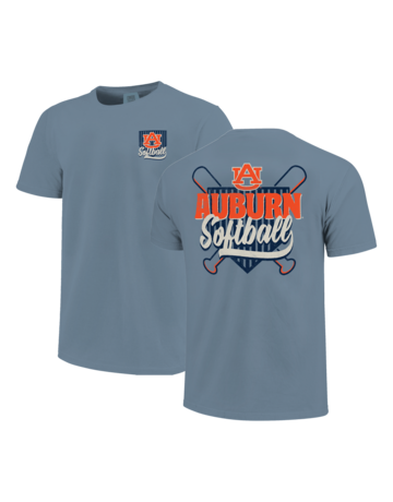 Image One Auburn Softball Crossing Bats T-Shirt
