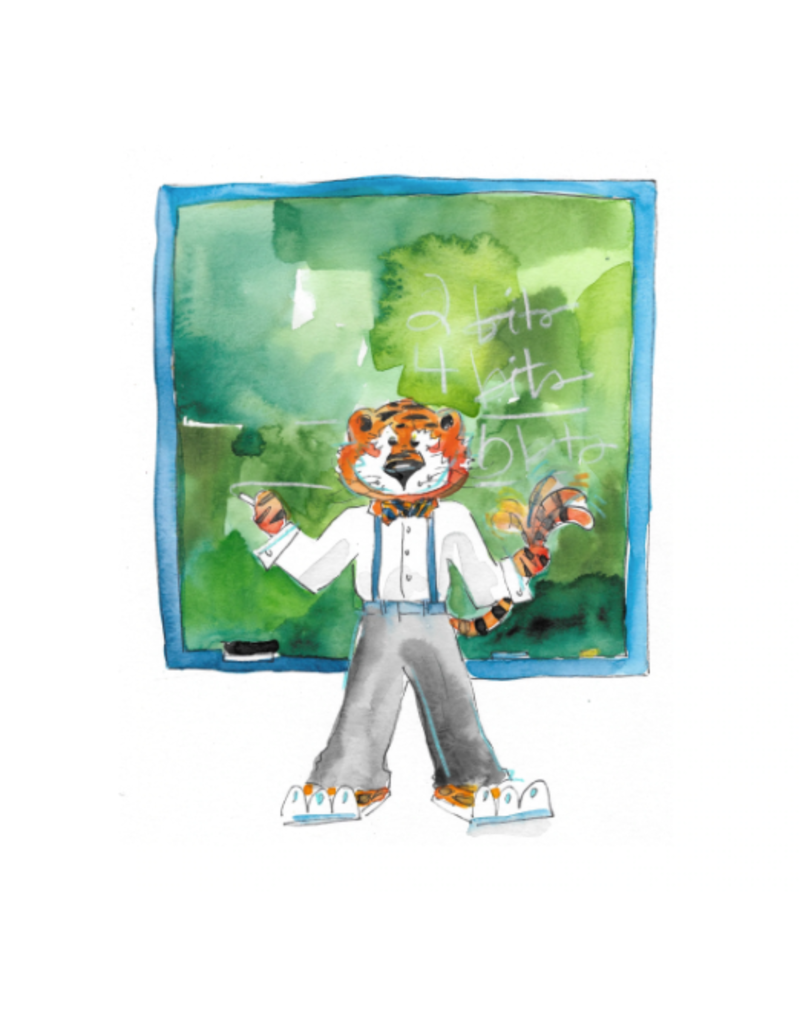 Art by LJD Professor Aubie