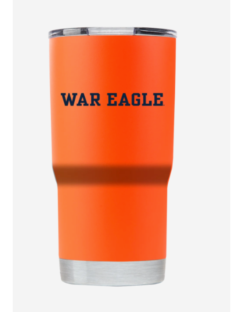 Gametime Lights LLC Throwback A Orange 20 oz. Tumbler with Lid