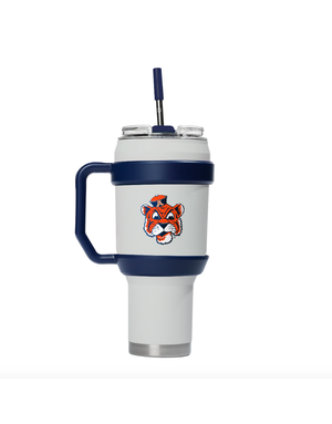 Gametime Lights LLC Aubie Auburn Tigers 40 oz White Bottle