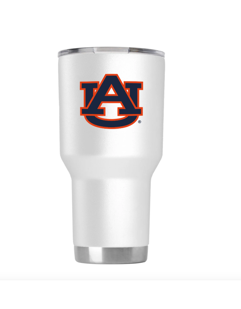 Gametime Lights LLC AU White 30 oz. Tumbler with Lid