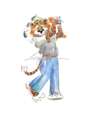 Art by LJD Golf Aubies
