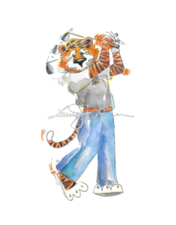 Art by LJD Golf Aubies