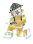 Art by LJD Firefighter Aubie