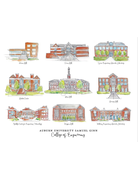Art by LJD Auburn Campus Buildings