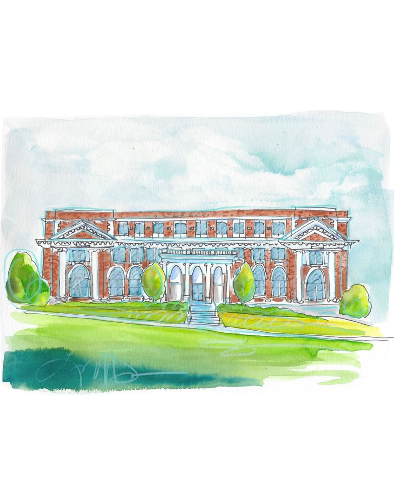 Art by LJD Auburn Campus Buildings