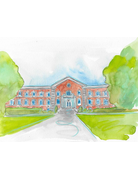 Art by LJD Auburn Campus Buildings