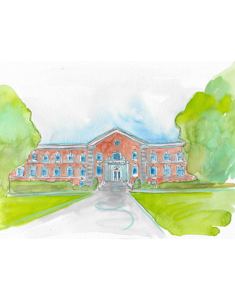 Art by LJD Auburn Campus Buildings
