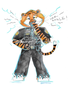 Art by LJD Policeman Aubie