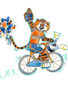 Art by LJD Bike Aubie