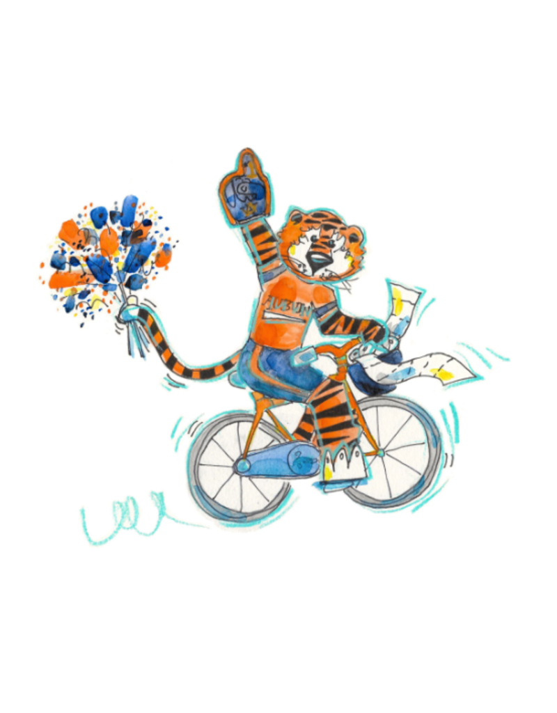 Art by LJD Bike Aubie