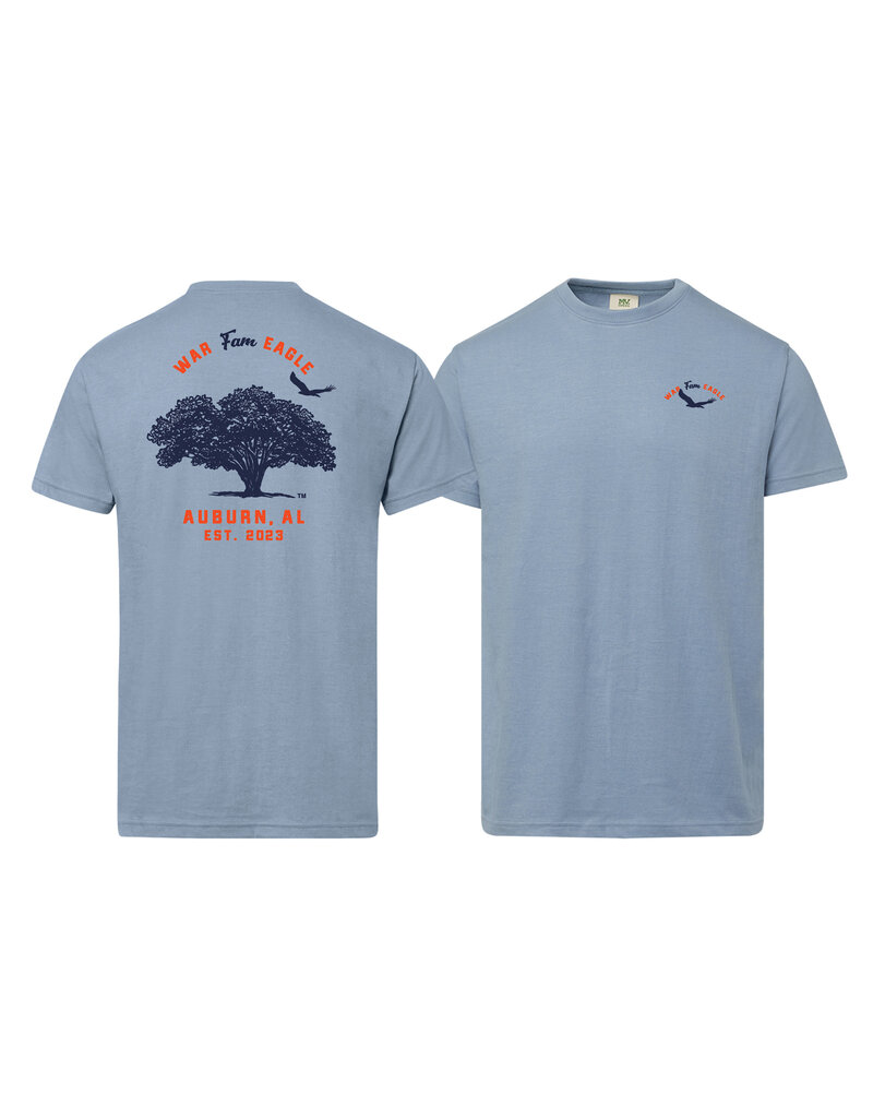 MV Sport War Fam Eagle with Tree/Eagle Back Print T-Shirt