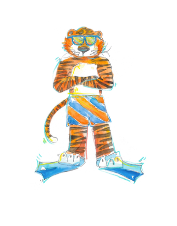 Art by LJD Summertime Aubie