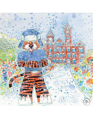 Art by LJD Snow Day 2025 Aubie