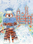 Art by LJD Snow Day 2025 Aubie