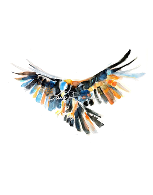 Art by LJD Golden Eagle in Flight