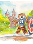 Art by LJD Aubie with AU Flag and Samford