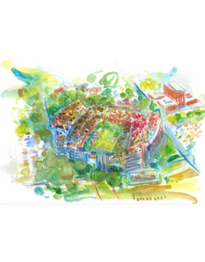 Art by LJD Iron Bowl 1989