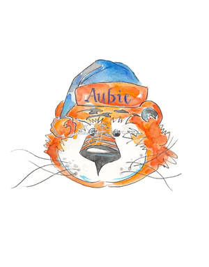 Art by LJD Aubie Claus