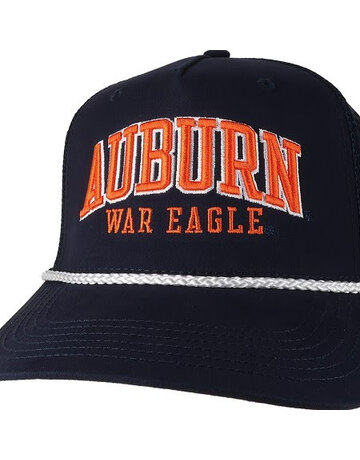 Legacy Auburn War Eagle Navy Rope Mesh Hat